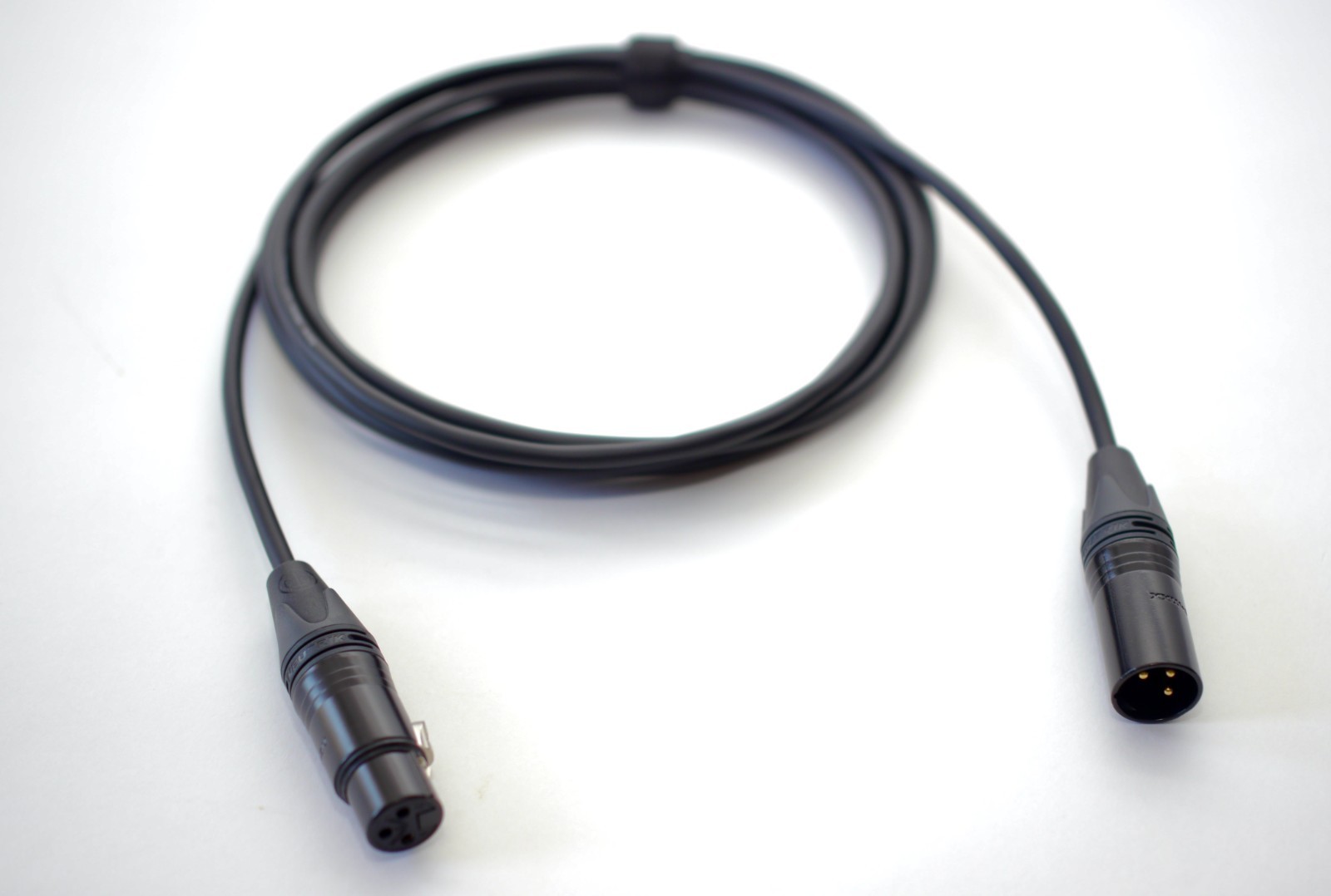 1-100' Canare L4E6S Star Quad Mic Cable | Neutrik Gold XLR Female to XLR Male