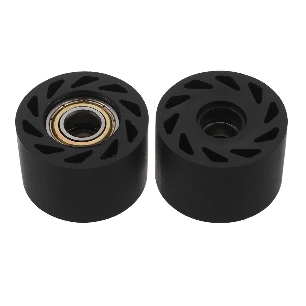 2 Pcs Chain Slider Guiding Roller Tensioner Guide Wheel Assembly