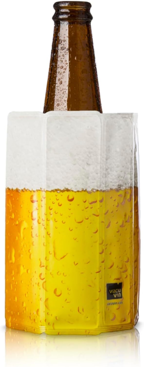 Vacu Vin Active Beer Cooler Insulated Sleeve For 0.33L Bottles Portable Chill