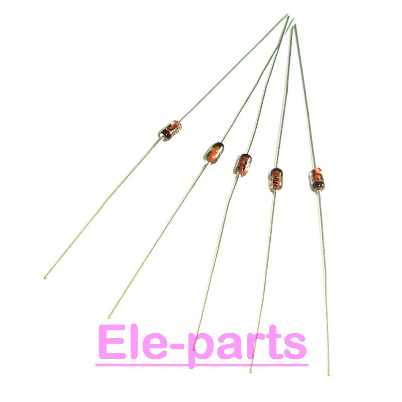 100 PCS 1/2W 2.2V DIP 0.5W 2V2  DO-35 BZX55C2V2 Zener Diodes  NEW
