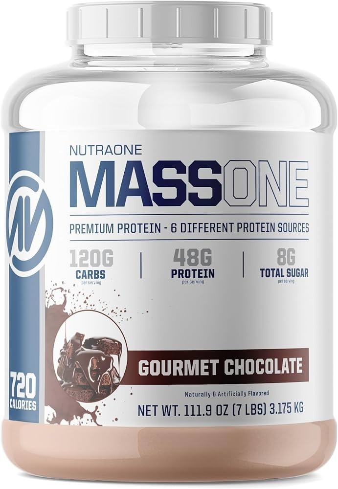 NUTRA ONE MASS ONE GOURMET CHOCOLATE MASS GAINER 5 lbs (2,275 g)