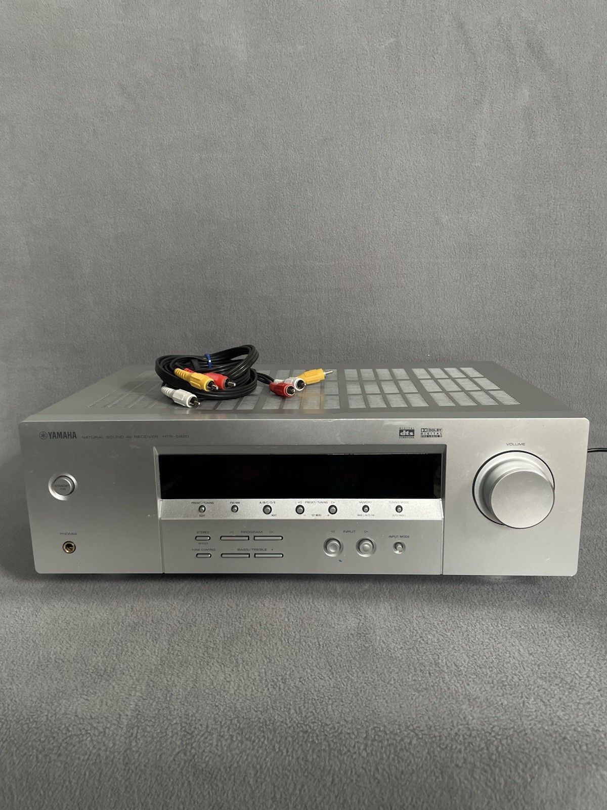 Yamaha HTR-5920 Silver Natural Sound Receiver Amplifier Theater Surround Sound