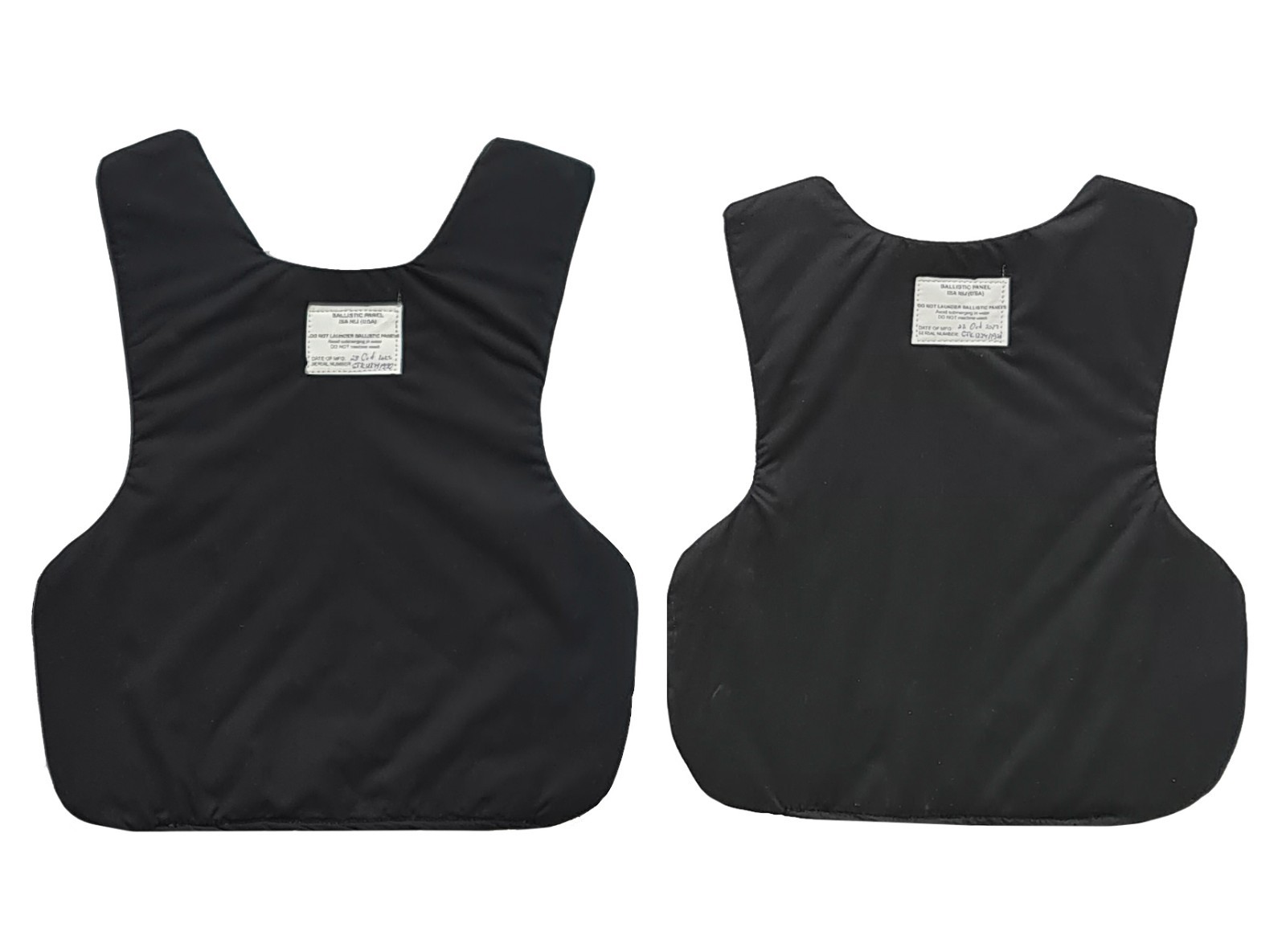 Core Aramid IIIA Soft Insert Panels Tactical Vest Shark Set Front & Rear Size L