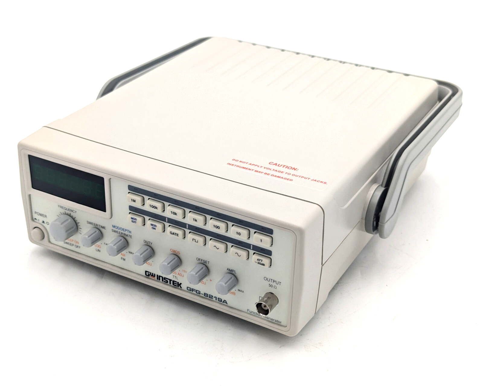 GW INSTEK GFG-8219A Function Generator, 3MHz, 6-Digits, Analog