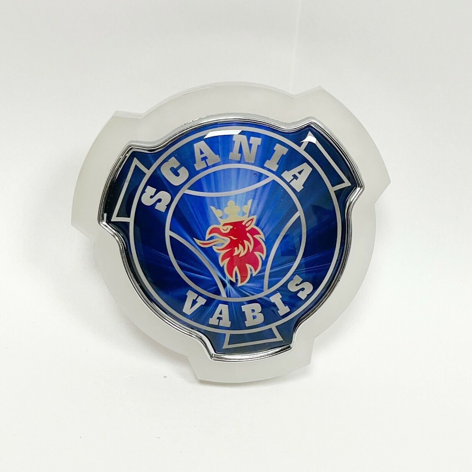 FOR SCANIA GRIFFIN FRONT GRILL EMBLEM BADGE YELLOW LED HEADLIGHT LIGHTING LAMP
