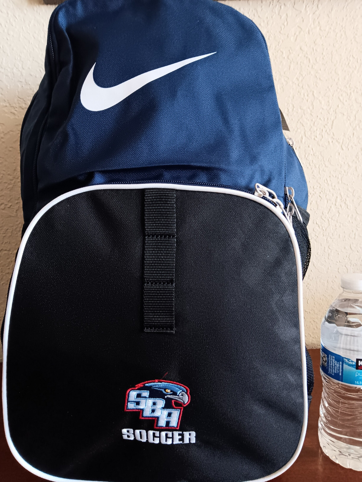 Nike Backpack XL 2016 retro Unisex blue BLK - SBA St. Benedict Athletics LOGO