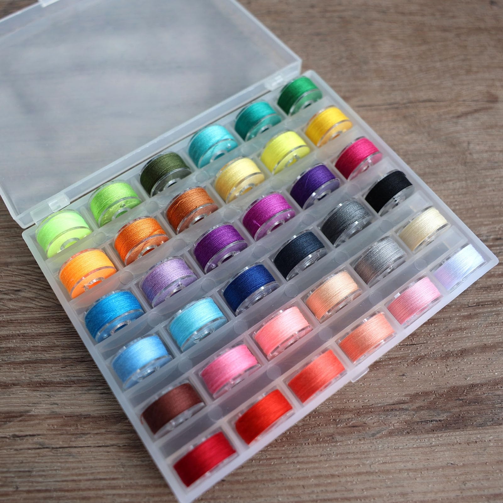 72 PCS Sewing Thread Assortment 36 Color Thread for Sewing Machine with 36 Sa...