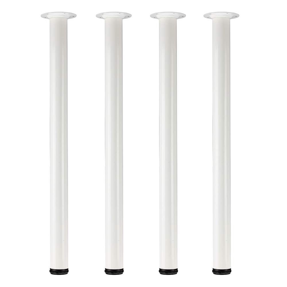 29.5 inch / 75cm Adjustable Metal Desk Legs, Heavy Duty Furniture Table Legs ...