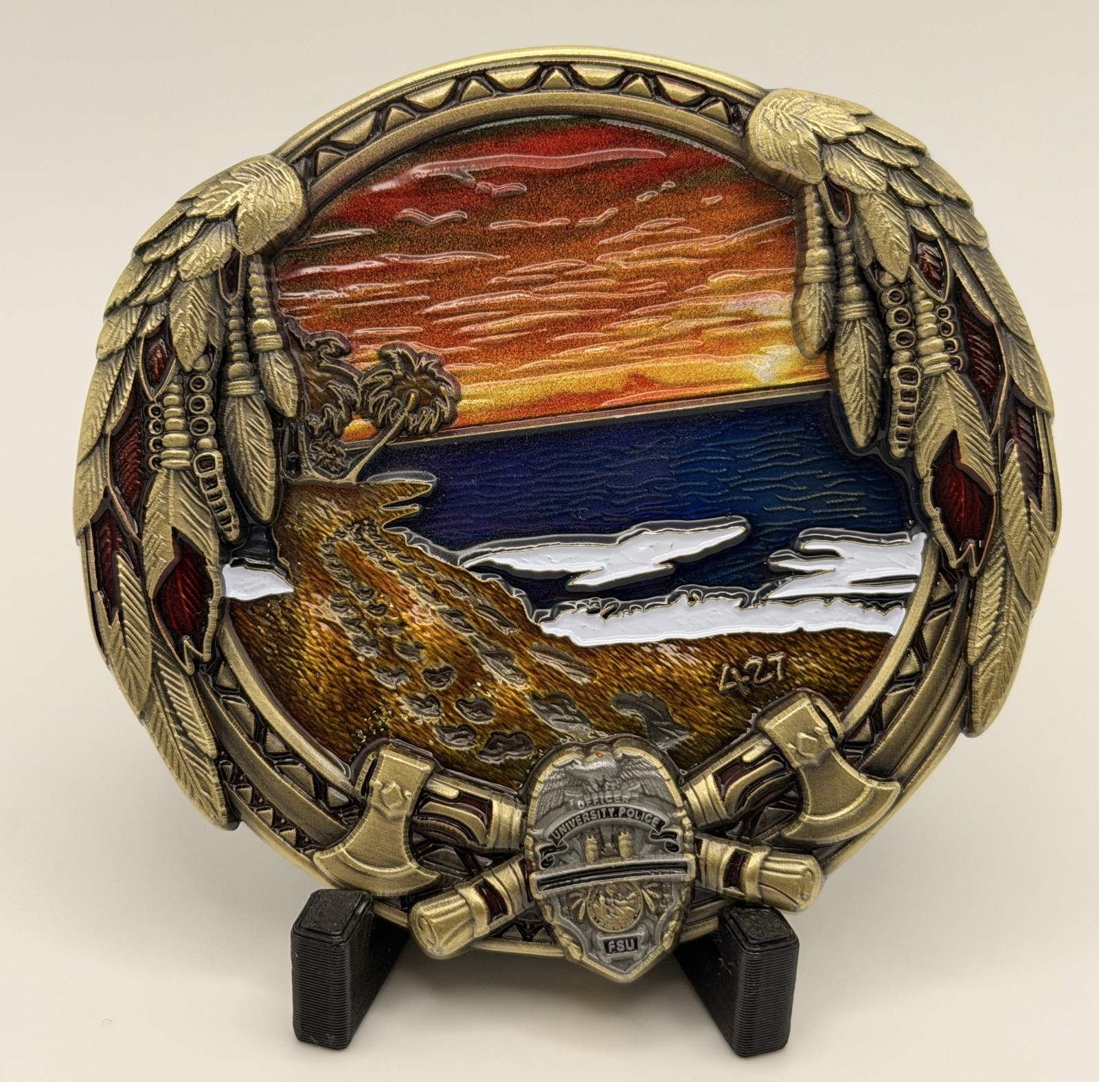 🔥 Sought After FSU PD Memorial Challenge Coin