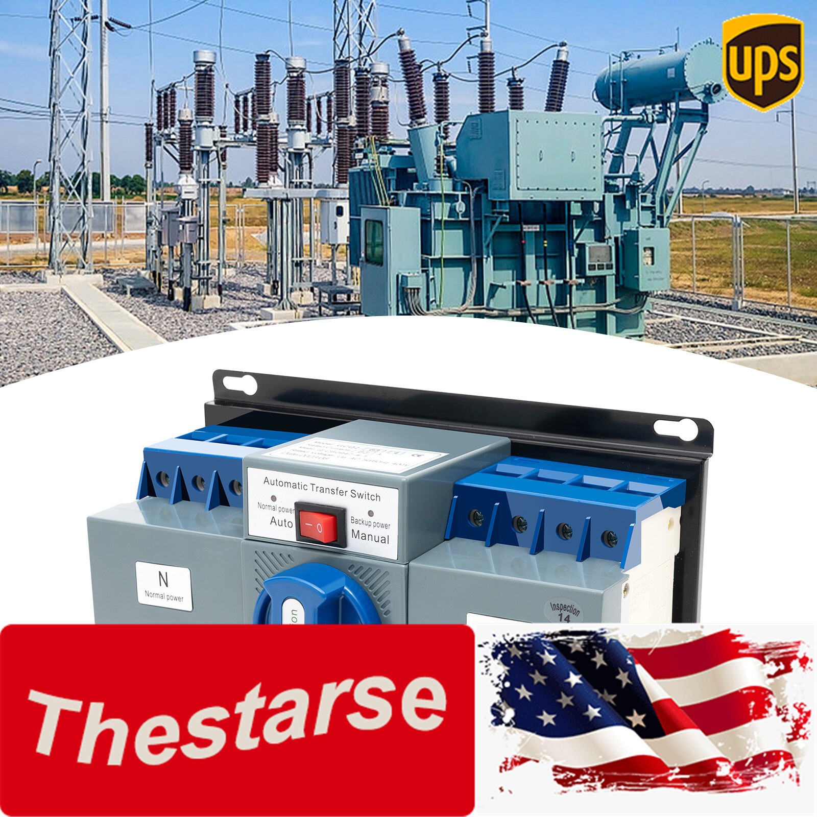 220V/63A 4P Dual-power Automatic Transfer Switch Generator Changeover Switch