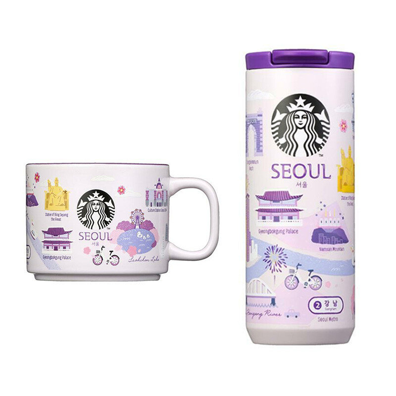 Starbucks Annyeong Seoul Mug / Tumbler 355ml Coffee Cup Gift Korean City Tour