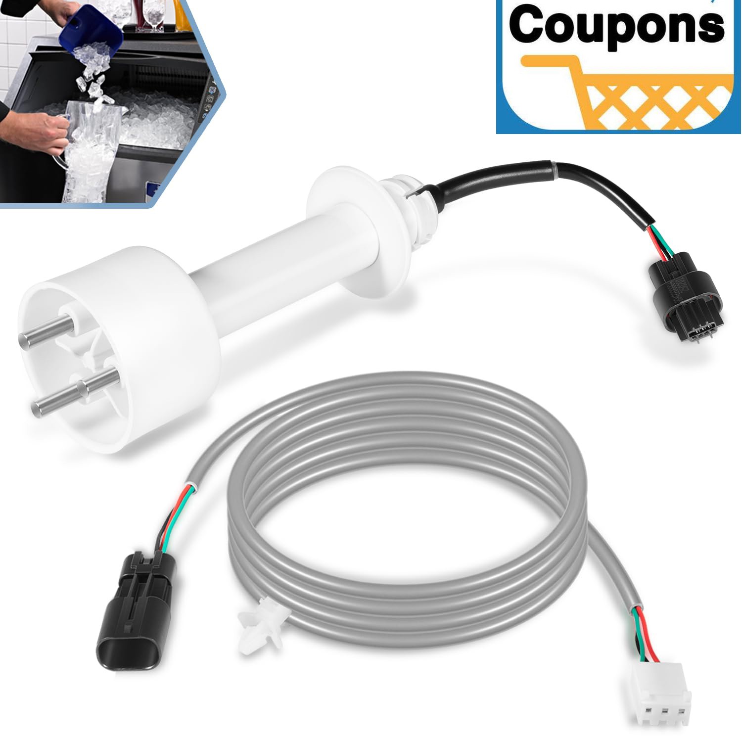 Replacement for Manitowoc Ice Water Level Probe Kit- Harness 000016053