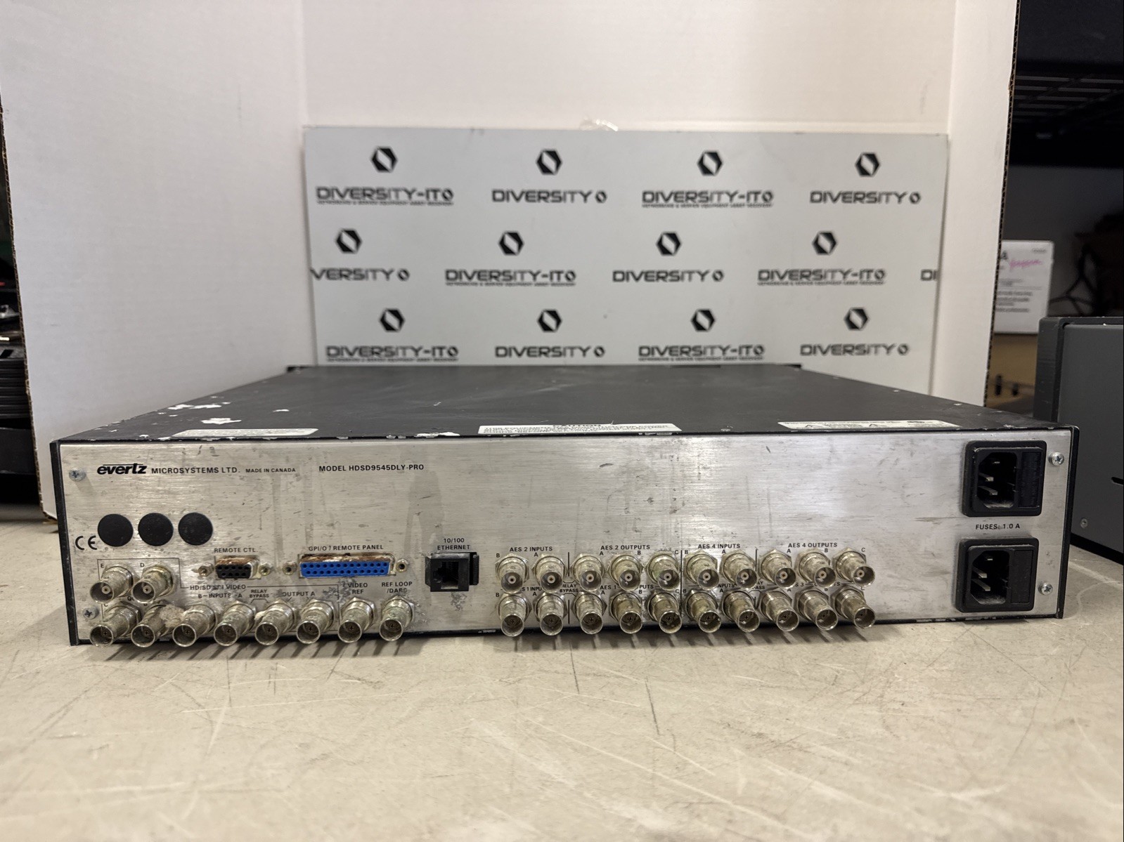 Evertz HDSD9545DLY-PRO HD/SD Audio & Video Delay Time Shift Processor