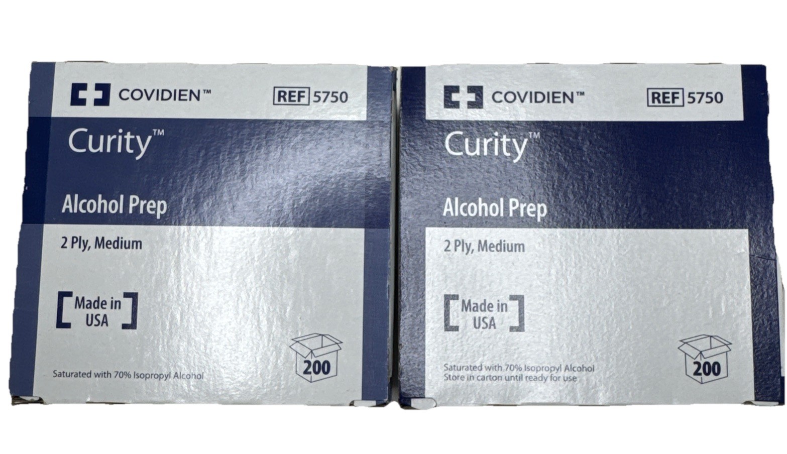 Webcol Alcohol Wipes 2Ply Medium 200 Count Lot 2