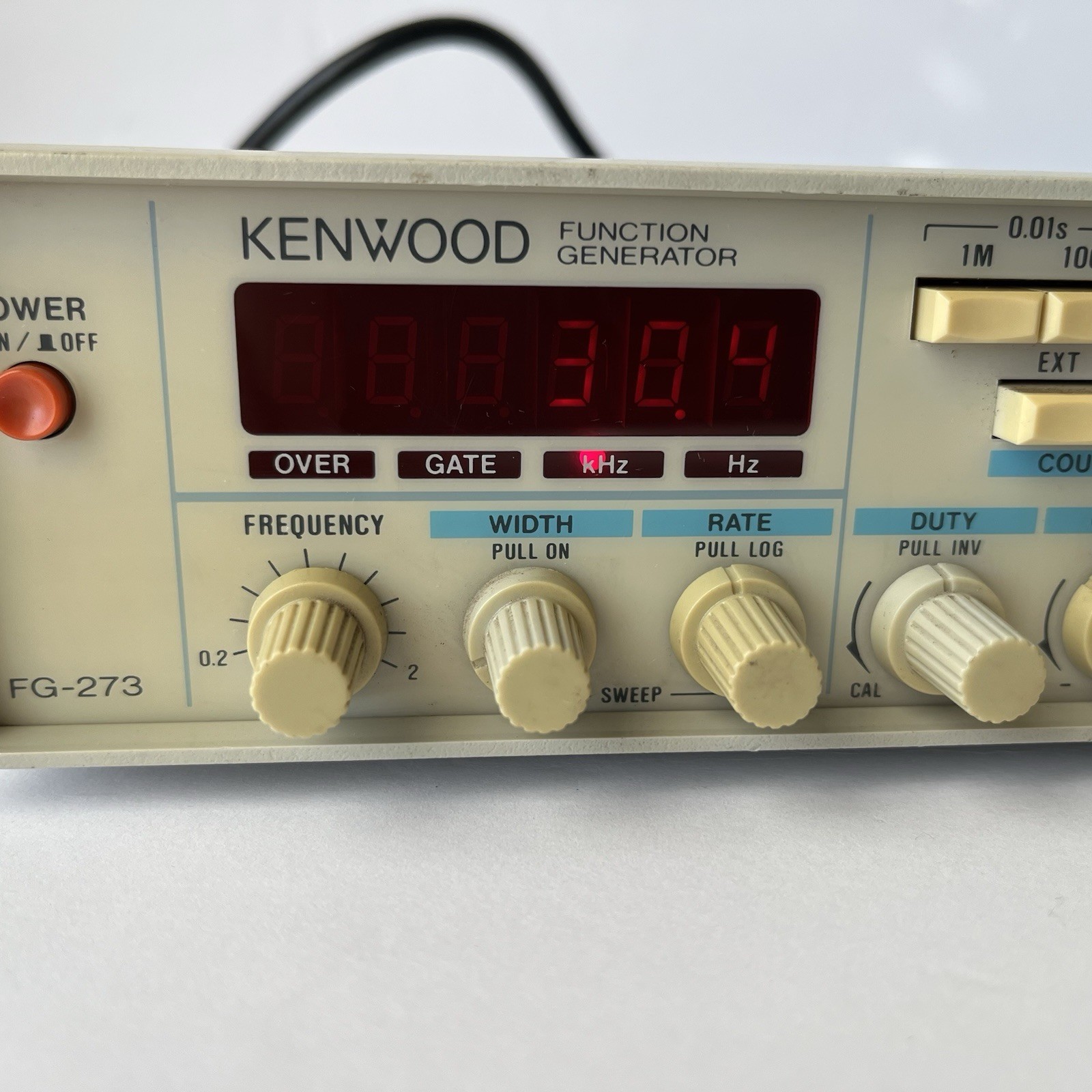 Kenwood FG-273A Function Generator, .2Hz - 2 MHz, Various Output Wave Forms
