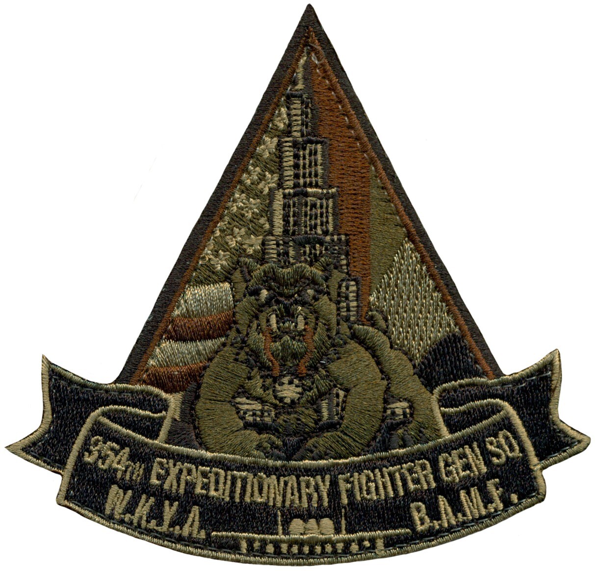 USAF 354th FIGHTER GENERATION SQUADRON CENTCOM DEPLOYMENT 2023-2024 PATCH - OCP