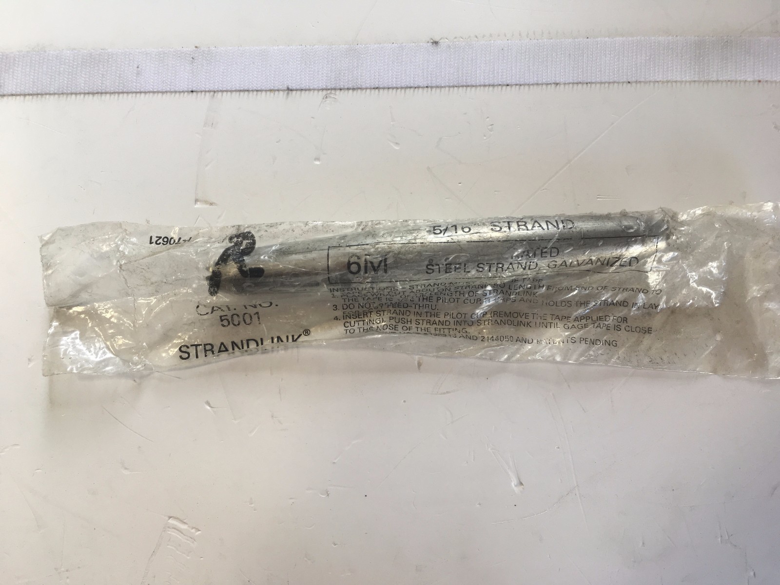 Reliable 5001 StrandLink for 5/16" Strand Wire 6M Rated Steel Strand