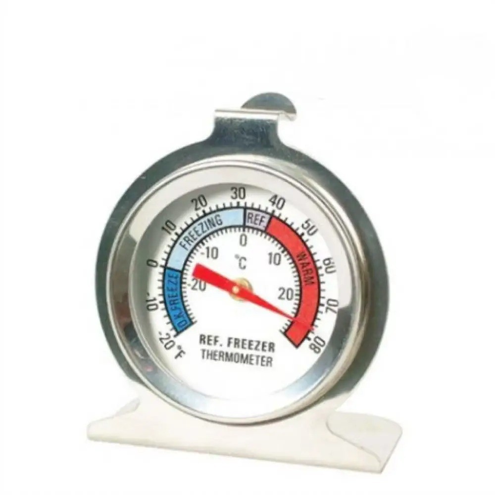 2 Pack Refrigerator Freezer Thermometer Large Dial Analog Thermometer