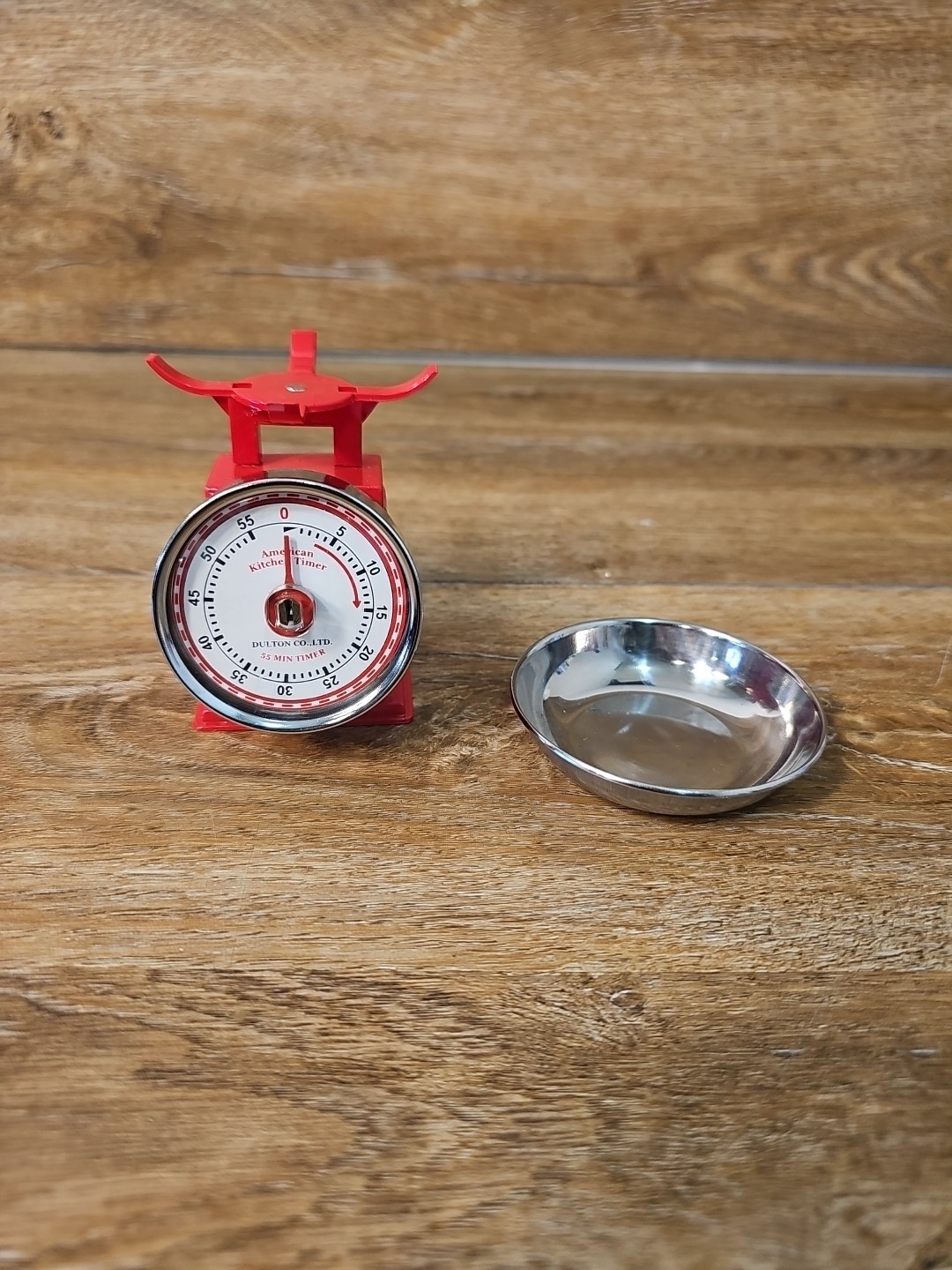 Dulton Red Countertop Kitchen Timer - Vintage Style Works! Read