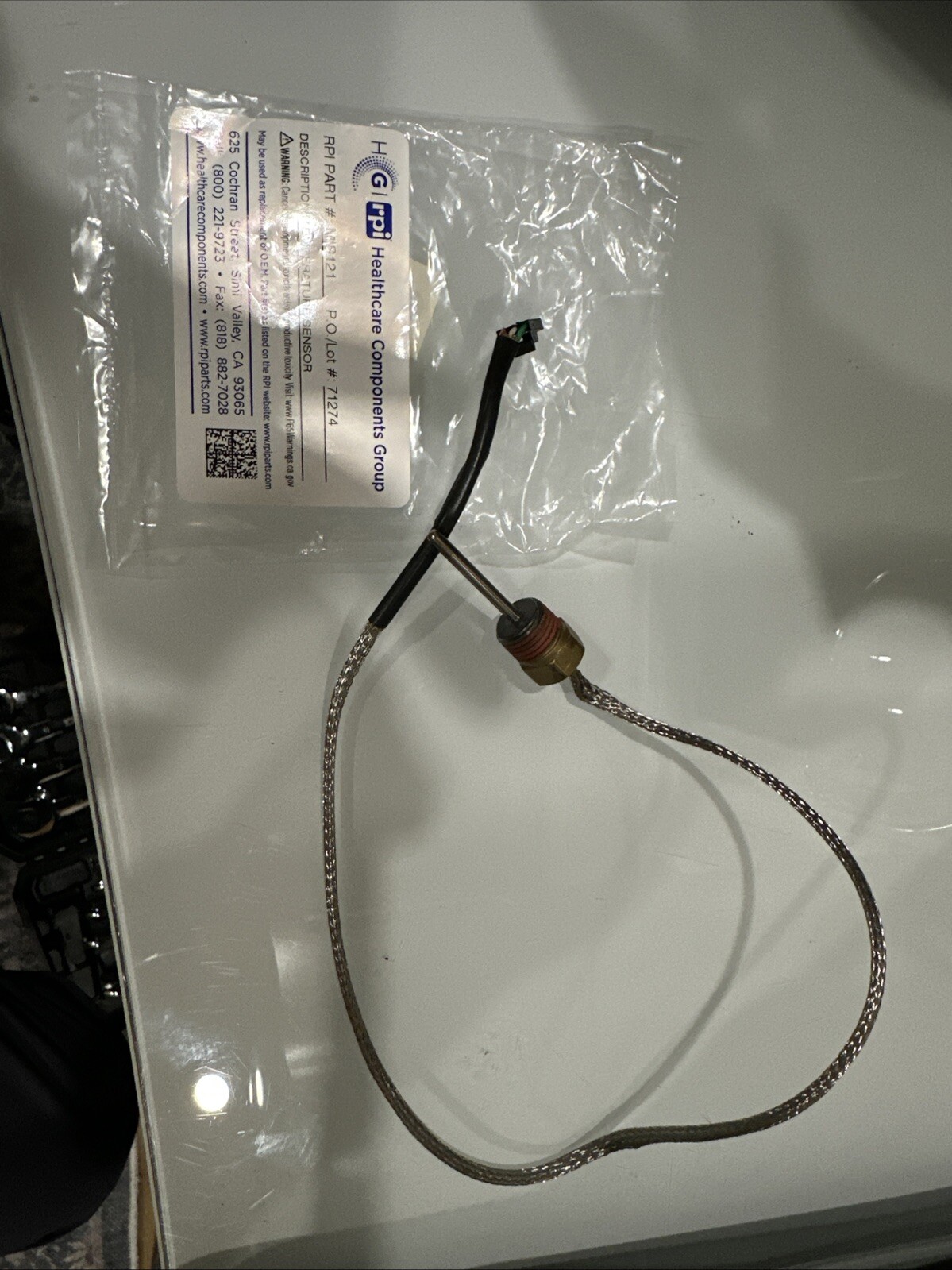 Midmark M11 Temperature Sensor NS OEM 015-1680-00 Used