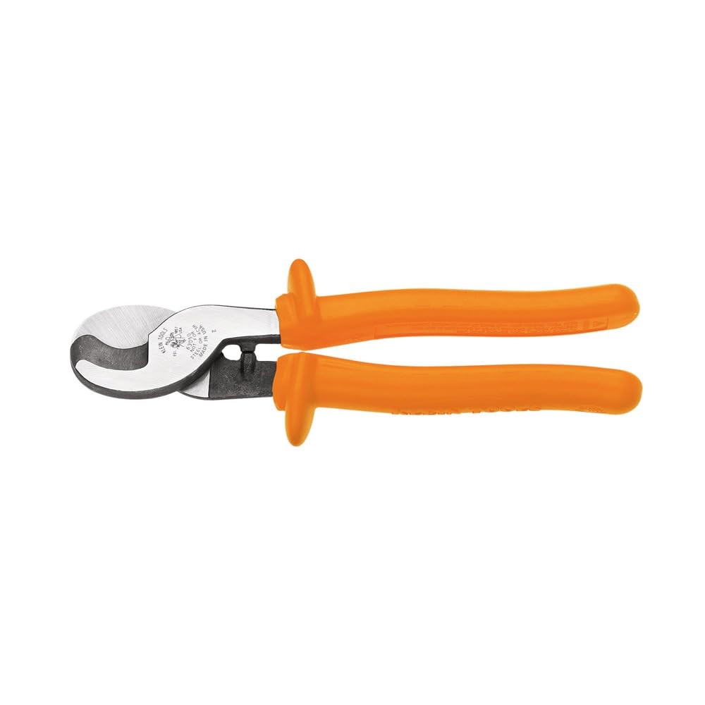 Klein Tools Insulated Cable Cutters 1000V Rated Heavy Duty Electric Shock Safety