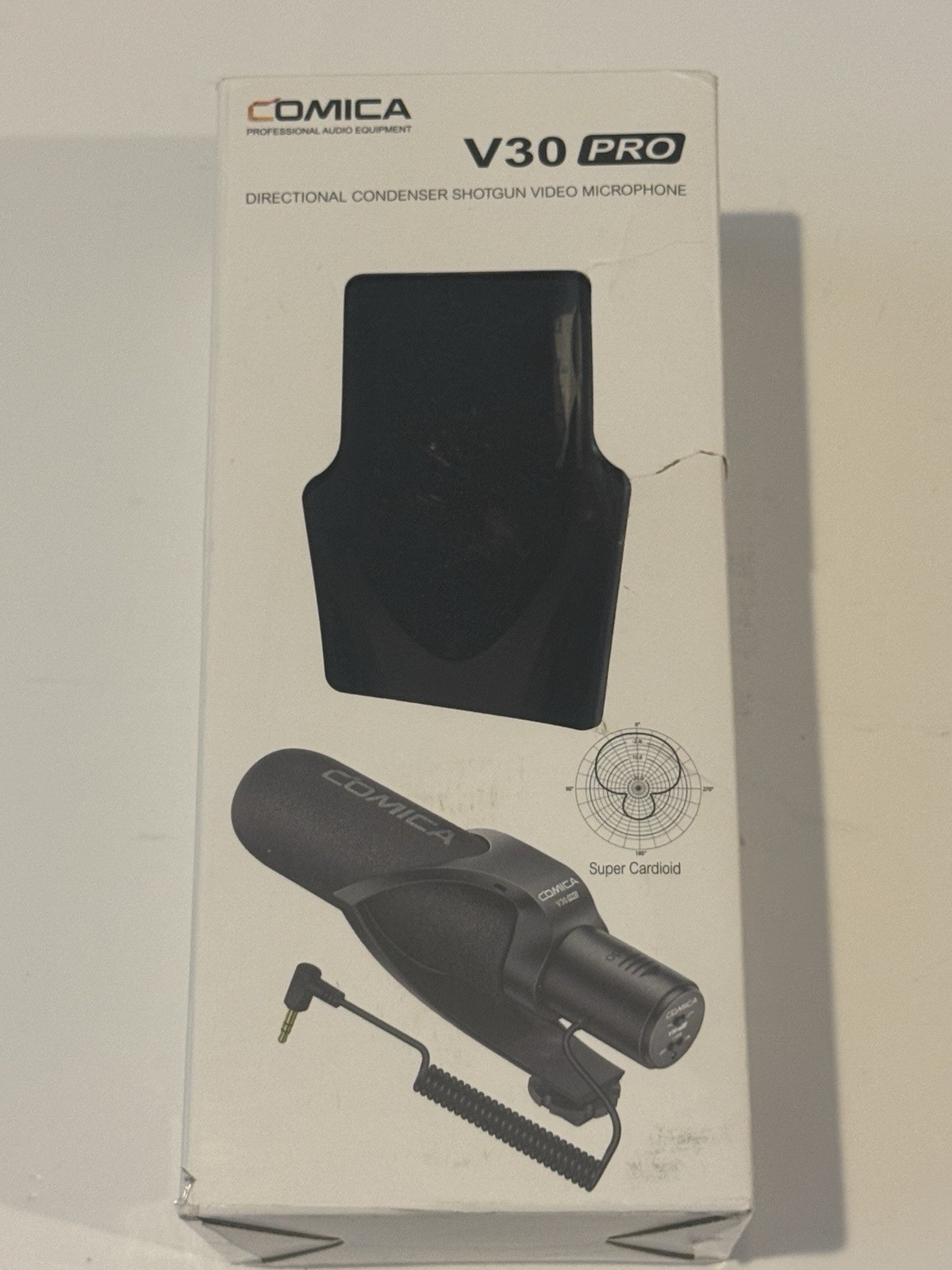 COMICA CVM-V30 Pro Shotgun Camera Microphone Supercardioid 3.5mm – Open Box