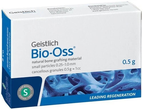 Geistlich "Bio-Oss" Small Granules Bone Grafting Material 0.5g 1 Cm Fresh Stock