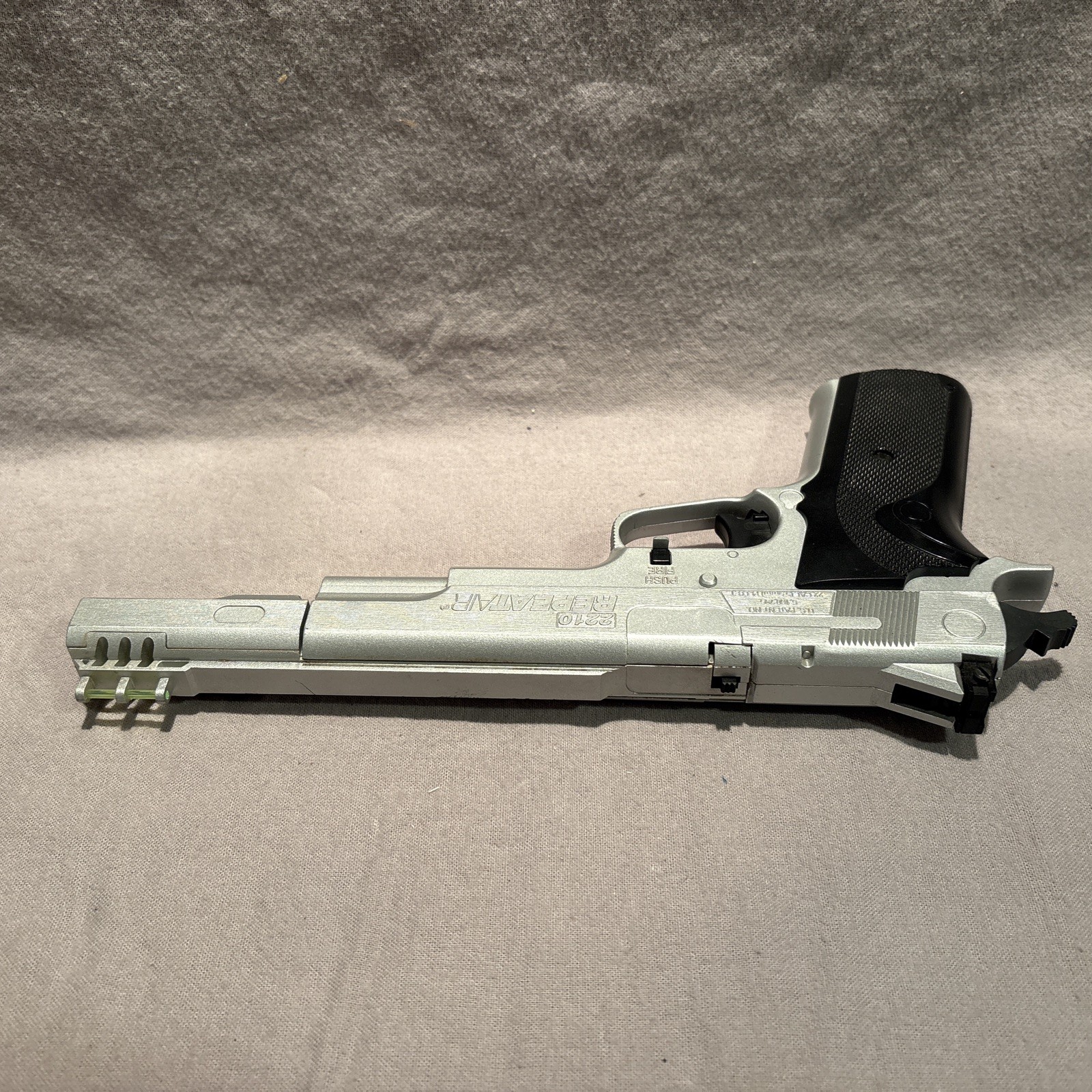 Crosman 2210 .22 Pellet Pistol Co2 Silver Repeat Air Tested