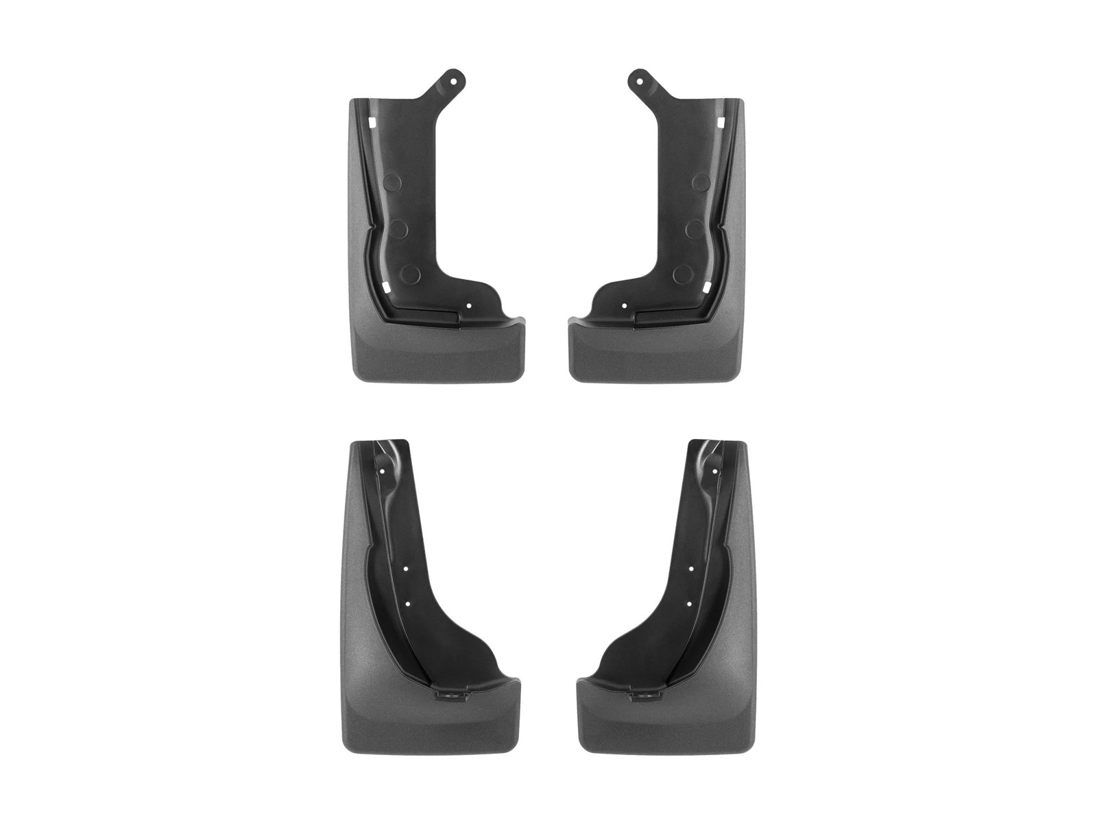 WeatherTech No-Drill MudFlaps - 110176-120176 - Black