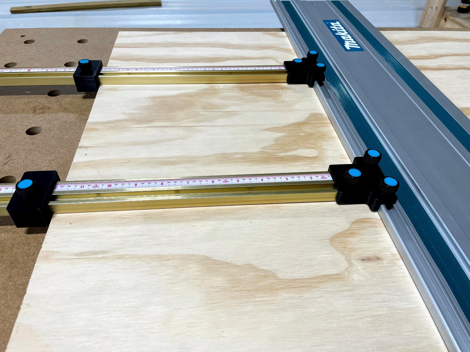 Parallel Guide System for Track Saws & Guide Rails Precision Cutting