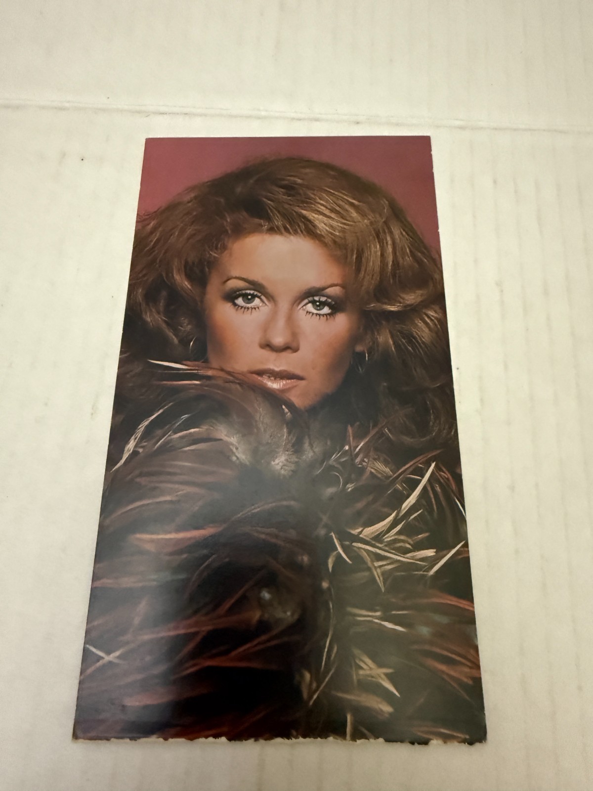 1972 Ann Margret Show Las Vegas Hilton Promotional Postcard Oversize