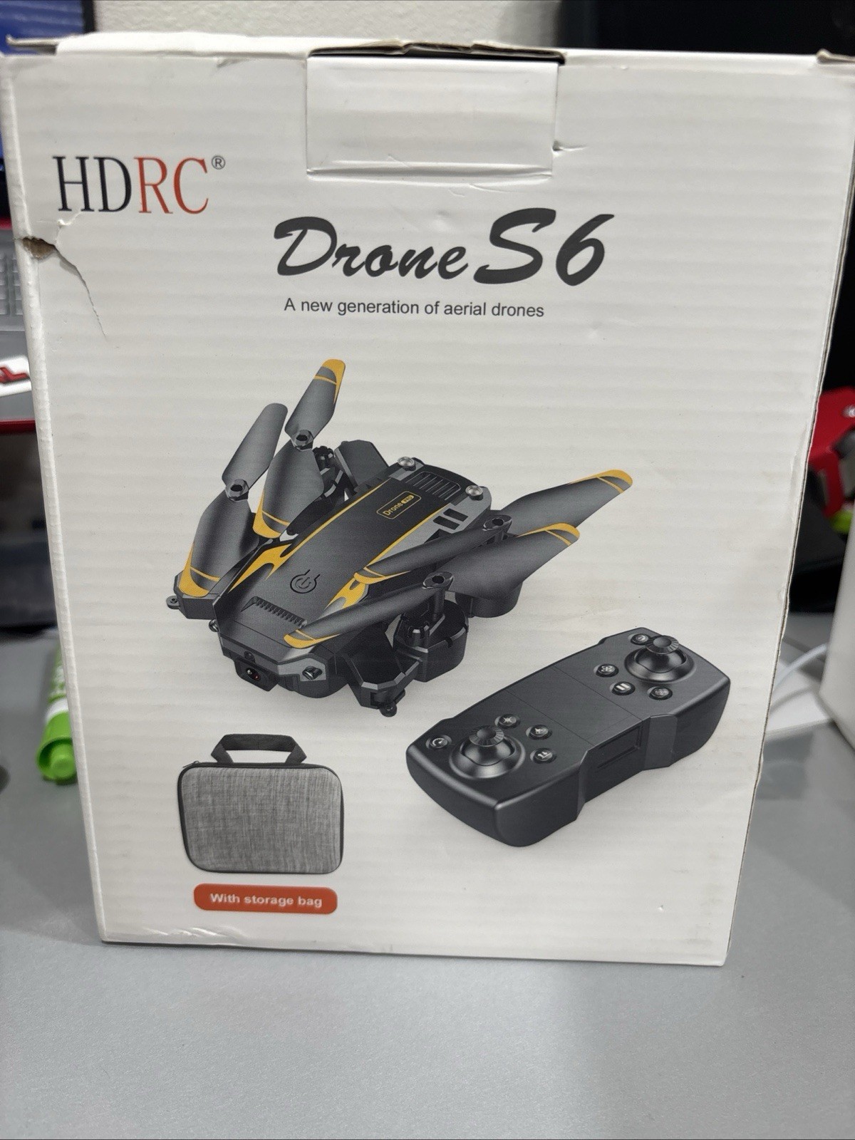 HDRC Drone S6 with Remote Control & Storage Bag