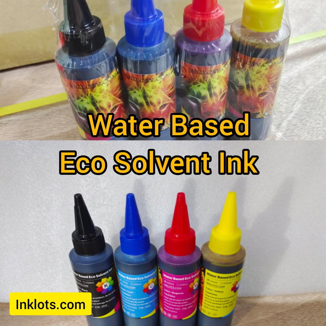 4pk water based Eco Solvent Ink For all Epson Et Eco Tan Inkjets Printers