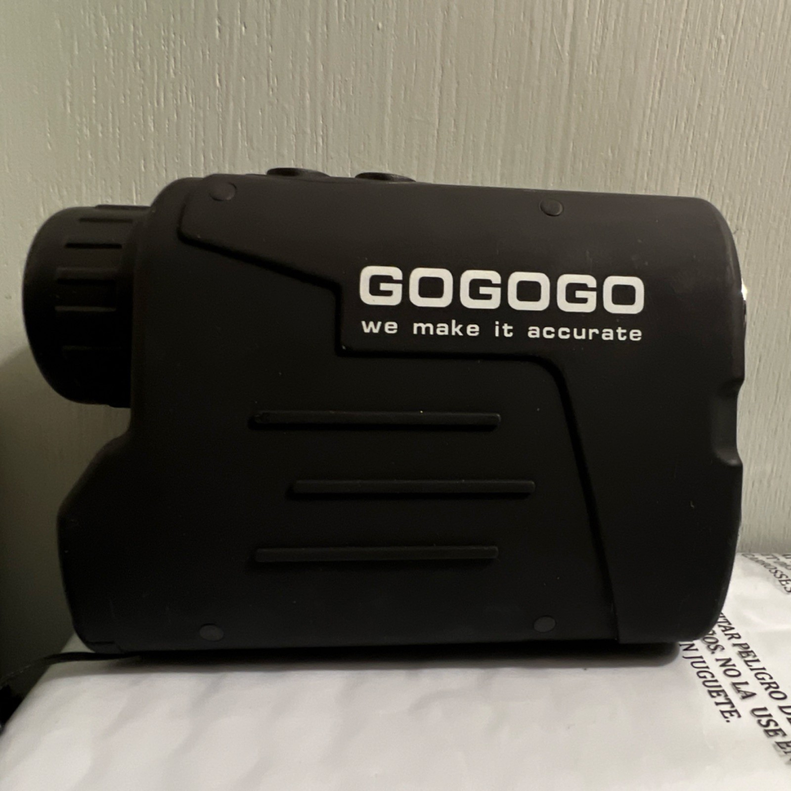 GOGOGO GS03-650Y Golf Laser Rangefinder 650Y Black w/ Case & Manual