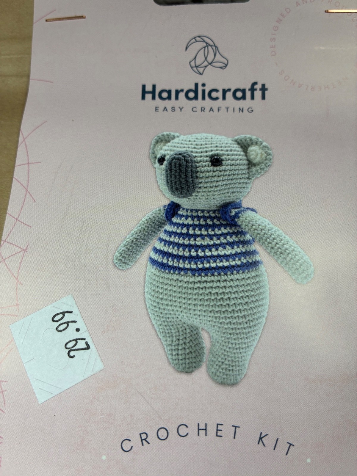 Handicraft Crochet Kit Kurt Koala By Sylvia Molenaar