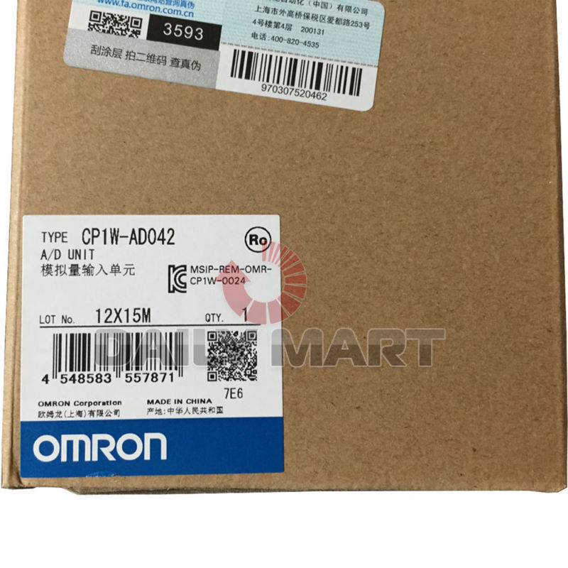 Brand New In Box Omron CP1W-AD042 Expansion Module
