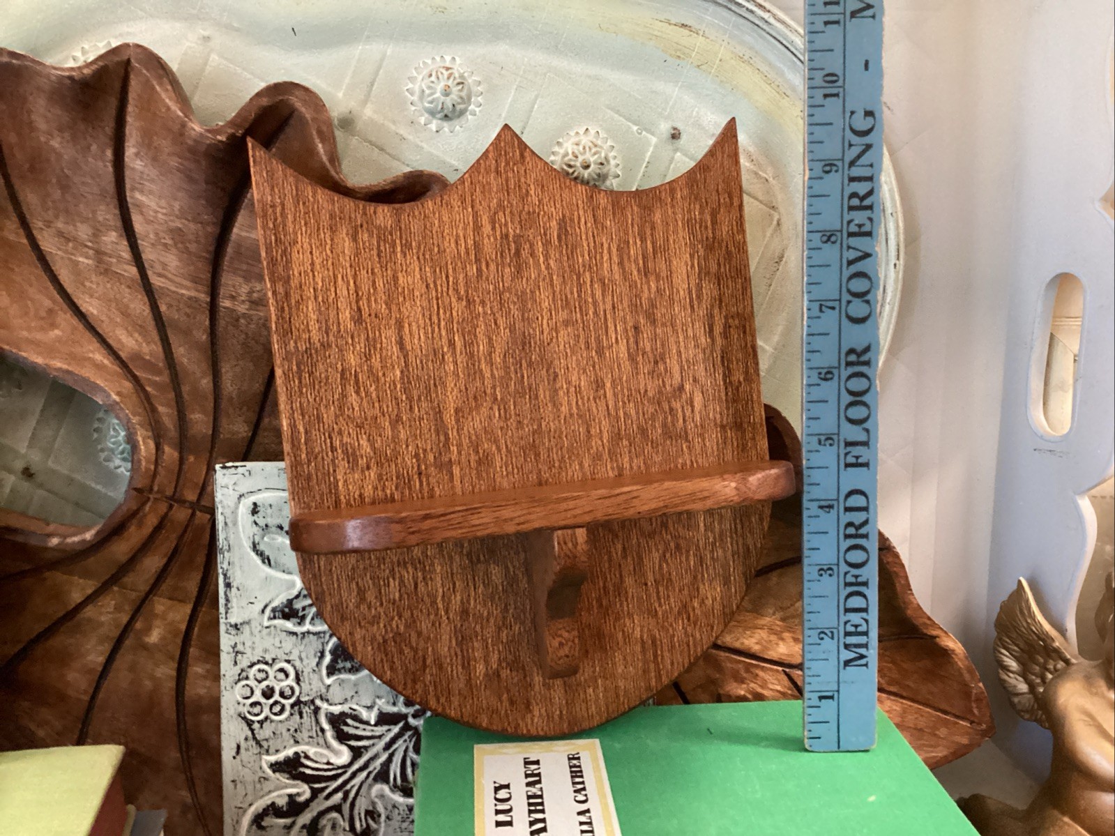 Shield  Crown Wall Decor Wall Shelf wood gallery wall for figurines