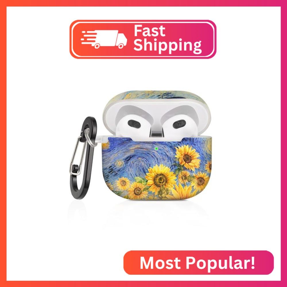 Case for AirPods 3rd Generation, Airpod 3 Case 2021 for Women Girls Protective H