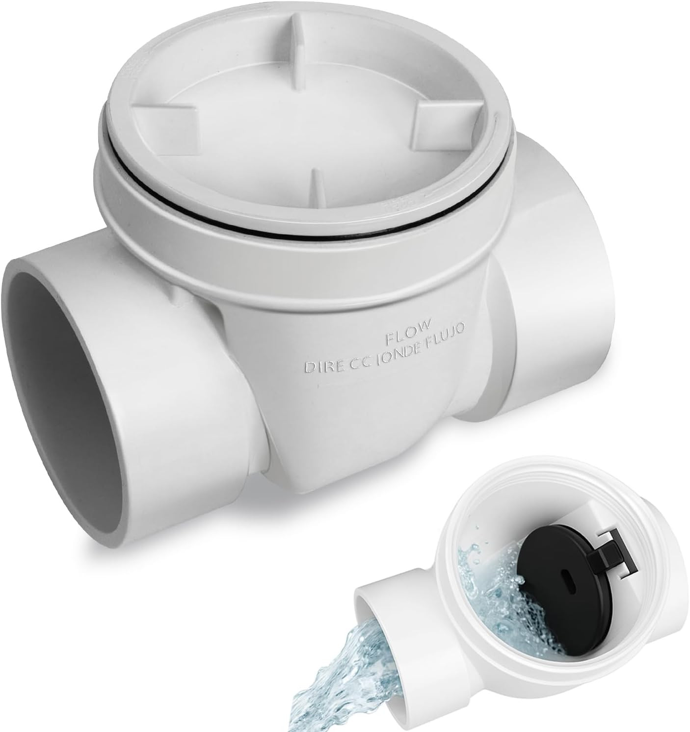 4" Backflow Preventer Valve,4 Inch Backwater Check Valve, Drain Backflow Prevent