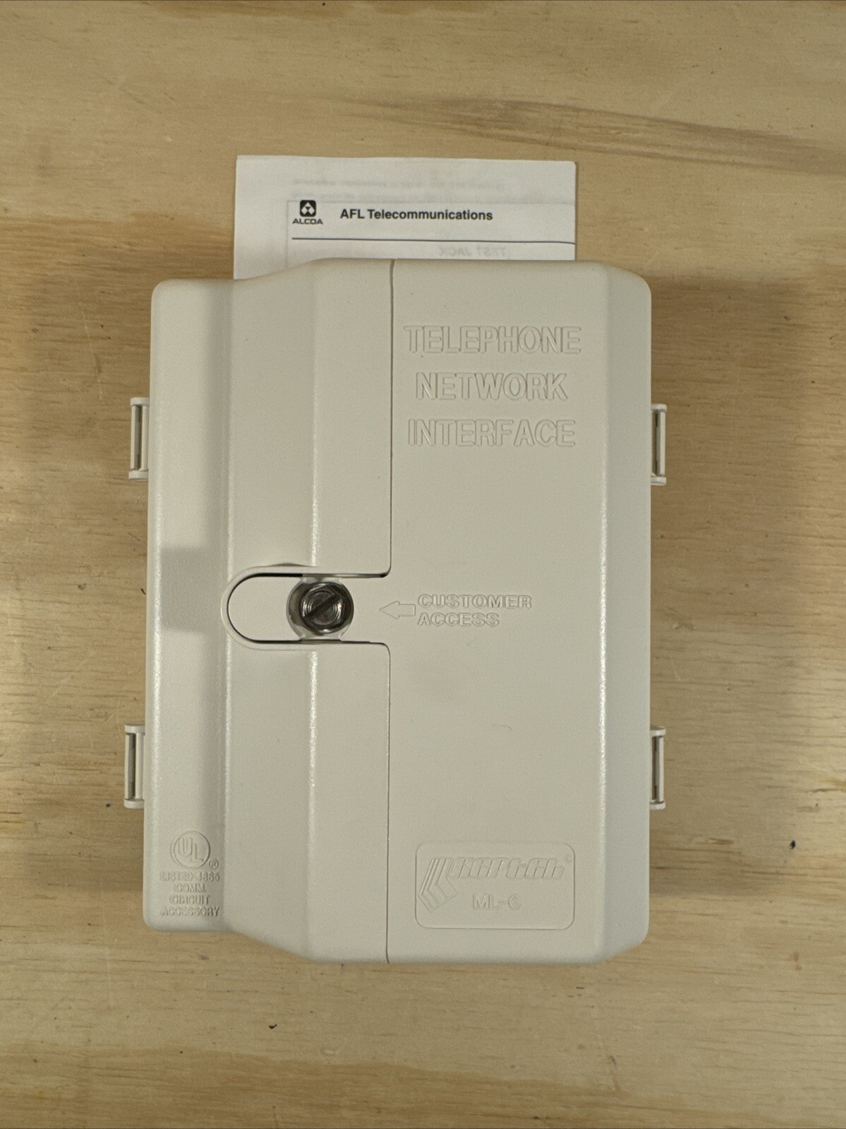 Keptel ML-6 Telephone Network Interface Device Box New With Manual