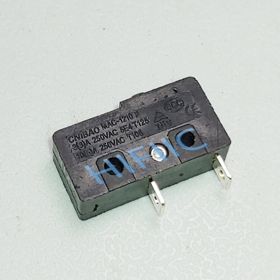 CNiBAO MAC-1210 u 25T125 5E4 Micro Switch Normally Open 2 Pins no Rod