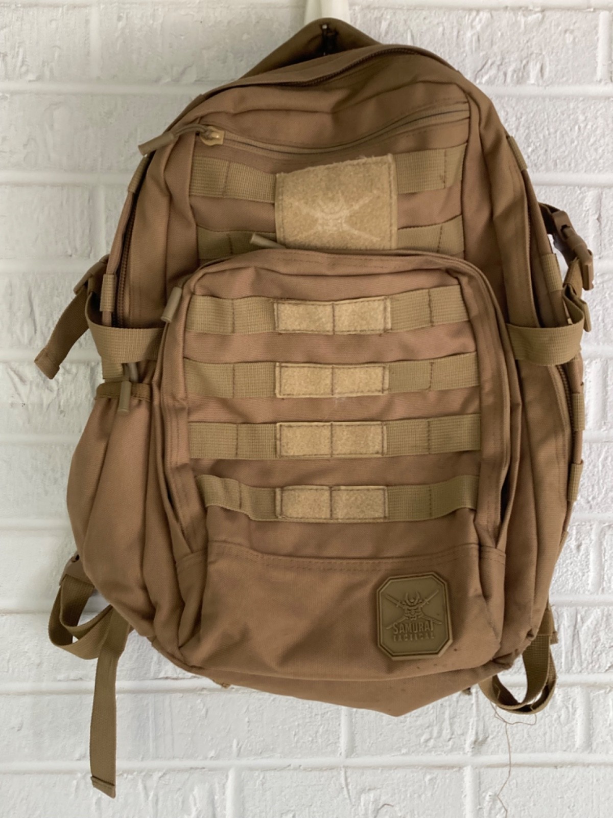 Samurai Tactical Wakizashi Tactical Backpack Desert Clay USED TACT BAG ASSULT