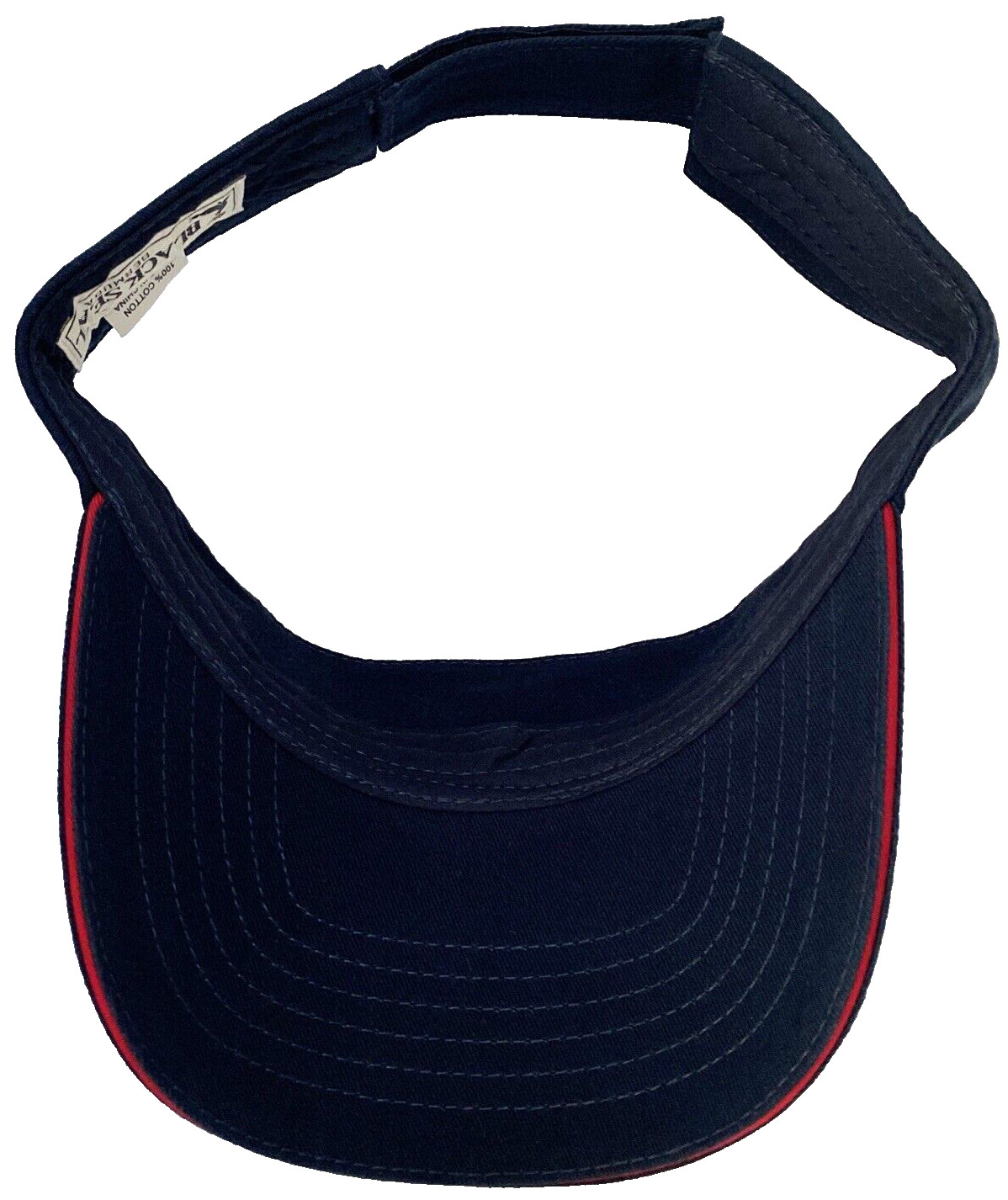 Dark n Stormy Hat Goslings Rum Drink Golf Visor Blue Bermuda Strapback Flag