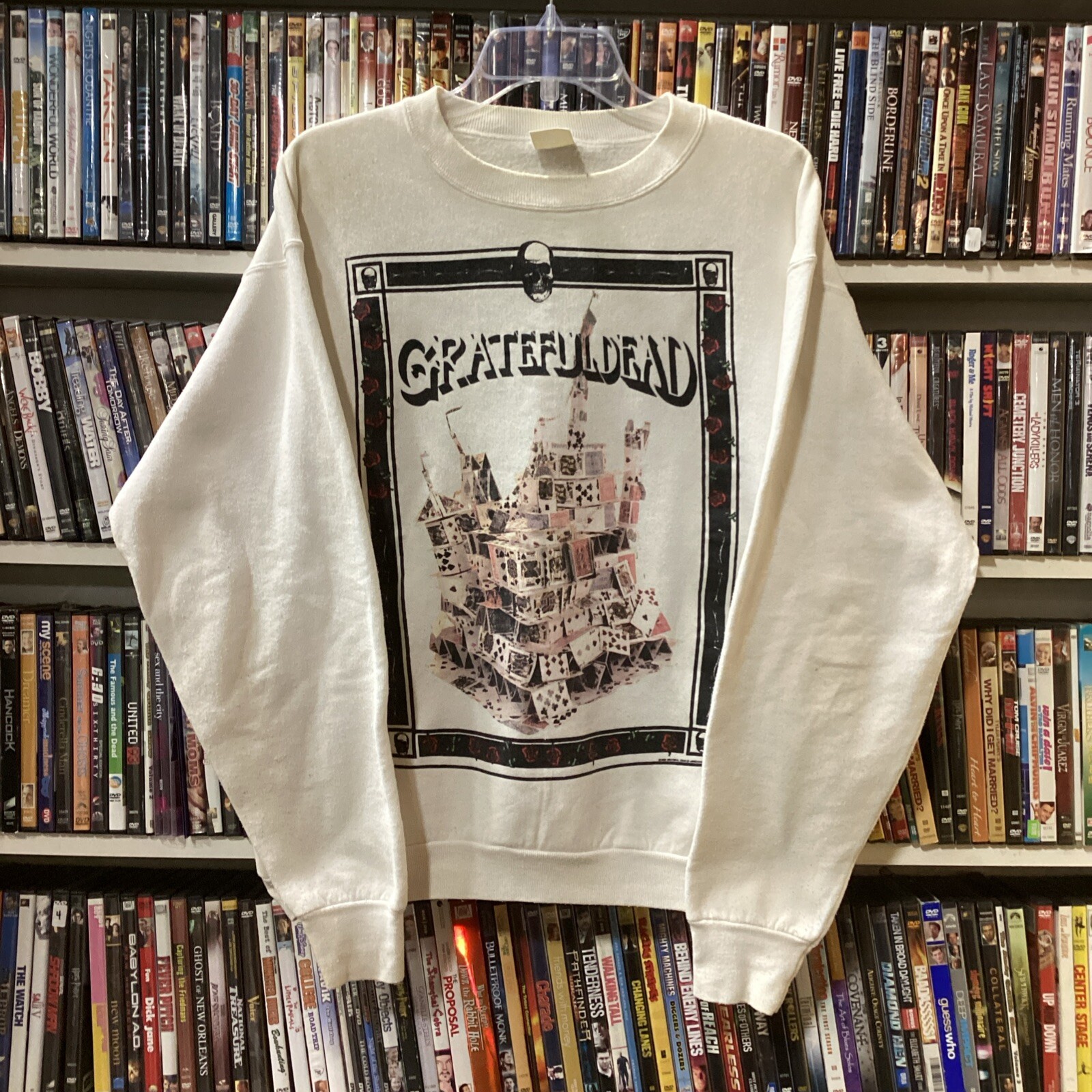 Vintage Grateful Dead 1980’s Tour House of Cards Concert Long Sleeve Crewneck