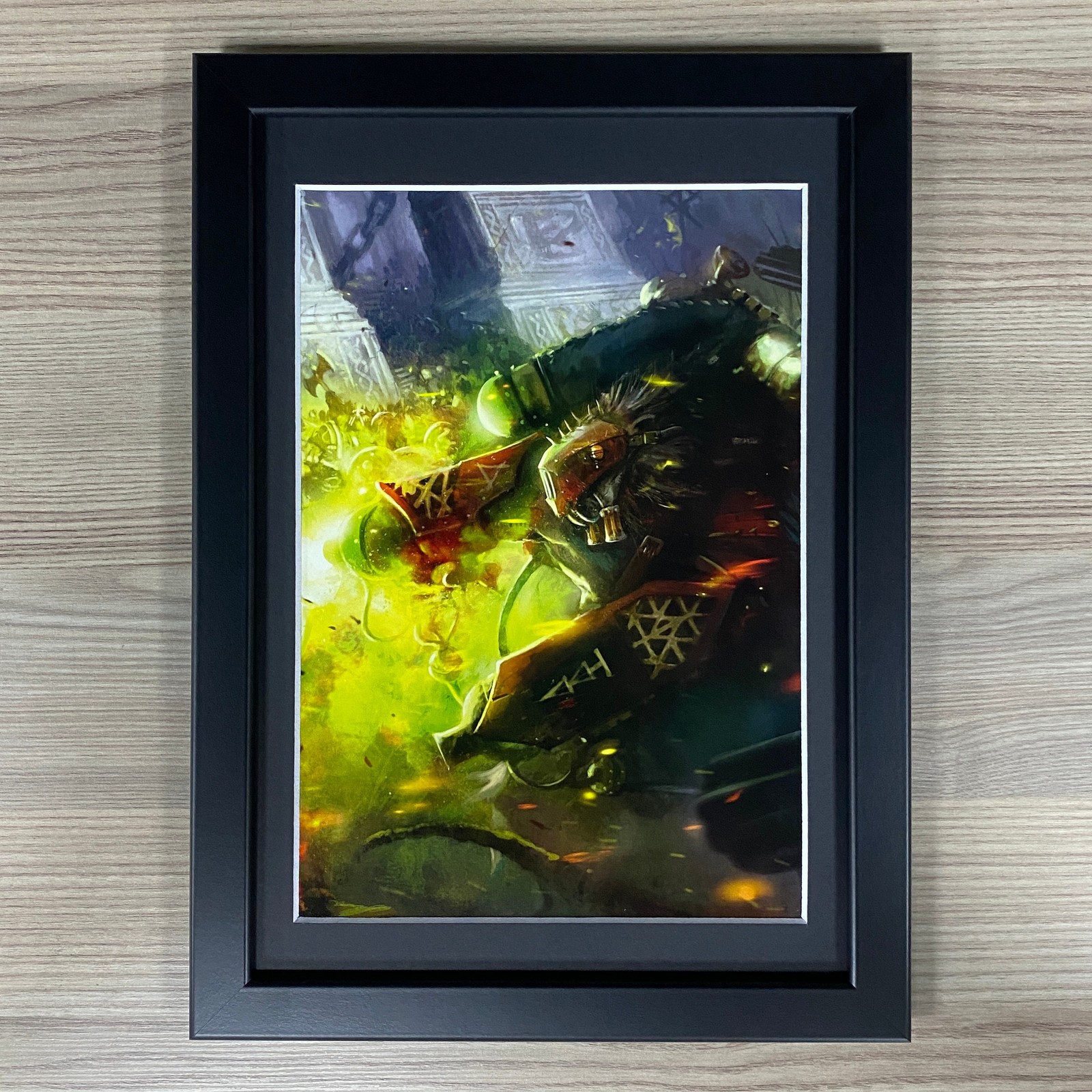 STORMFIEND FRAMED ART SKAVEN RAT-OGRE RATMEN CHAOS WARHAMMER AGE OF SIGMAR AOS