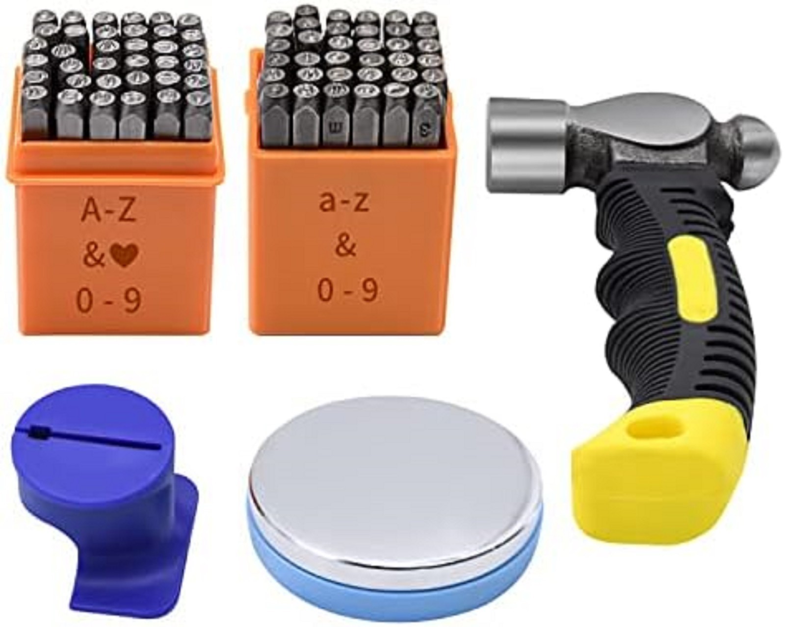 Metal Stamping Kit 74pcs Steel Letter Punch Set for Jewelry Making Craft