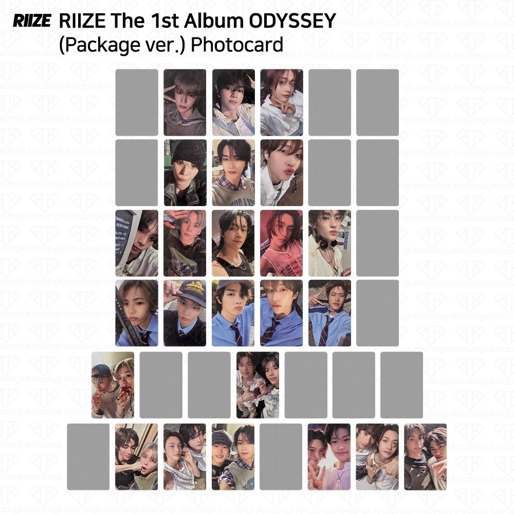 RIIZE The 1st Album ODYSSEY Package ver. Official Photocard WONBIN ANTON KPOP