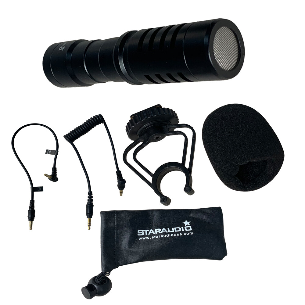 Universal Video Mic Microphone Condenser For Nikon Canon DSLR PC Camera Android
