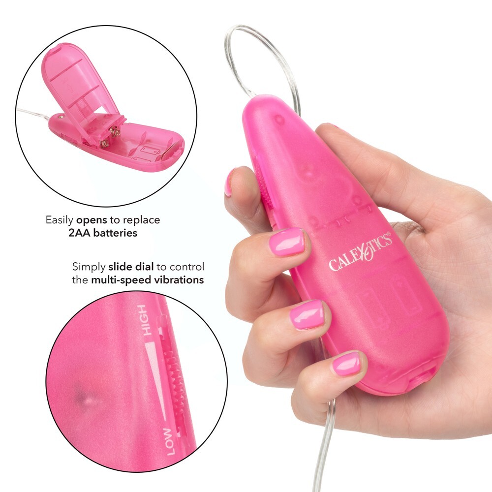 Vibrator Teardrop Bullet Pink Vibrating Egg Clitoral Massager