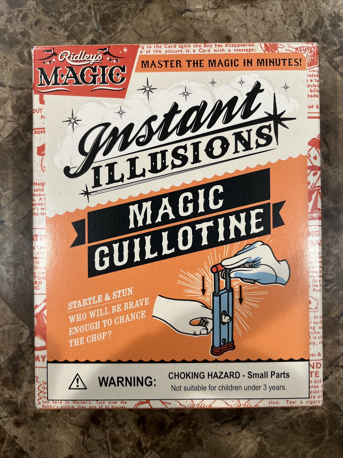 Ridley's Magic Instant Illusions Magic Guillotine (Wild & Wolf) New Original Box